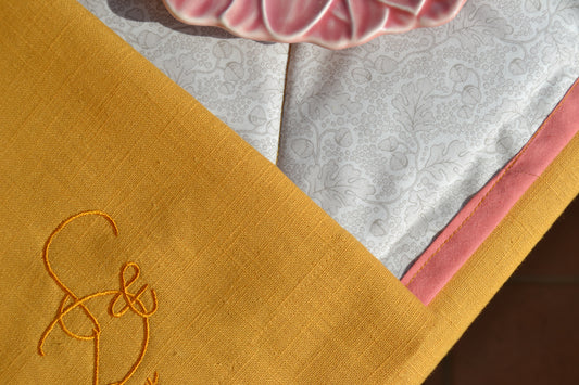 Amber premium linen napkin